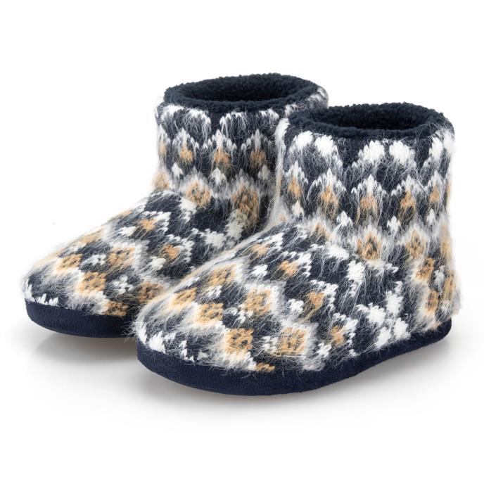 totes toasties® Kids Boot Slippers Navy Extra Image 2